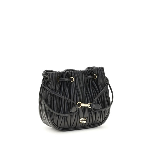 Miu Miu Matelassé nappa leather Pouch